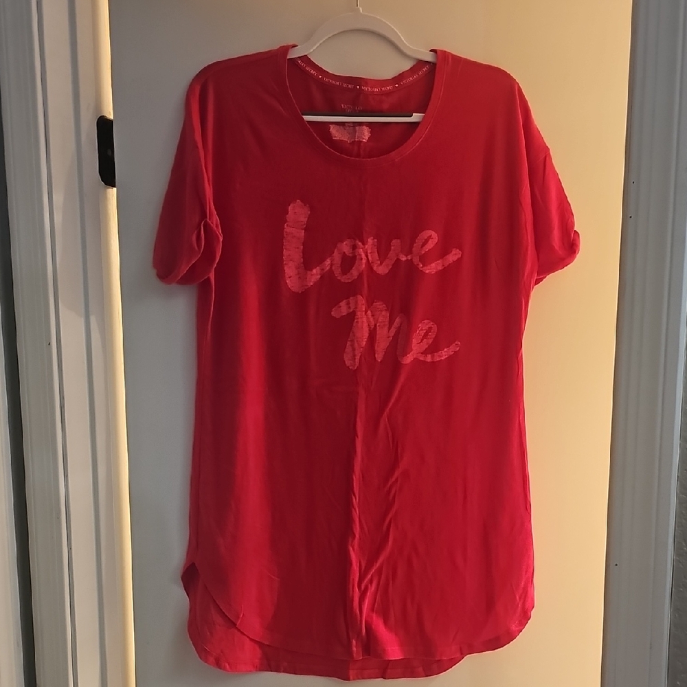 Victoria's Secret Women's S Pink Night Shirt/Gown x